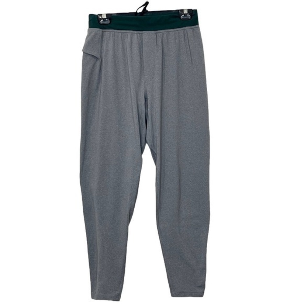 Lululemon Men’s Gym/Training Pant in Grey with Green Band Size M